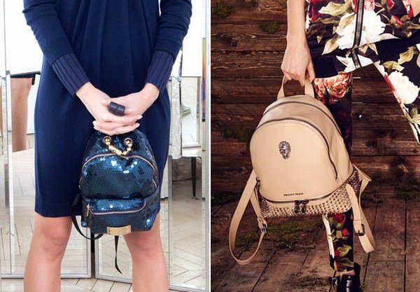 Самые модные женские рюкзаки 2024. Стильные модели, принты, фото