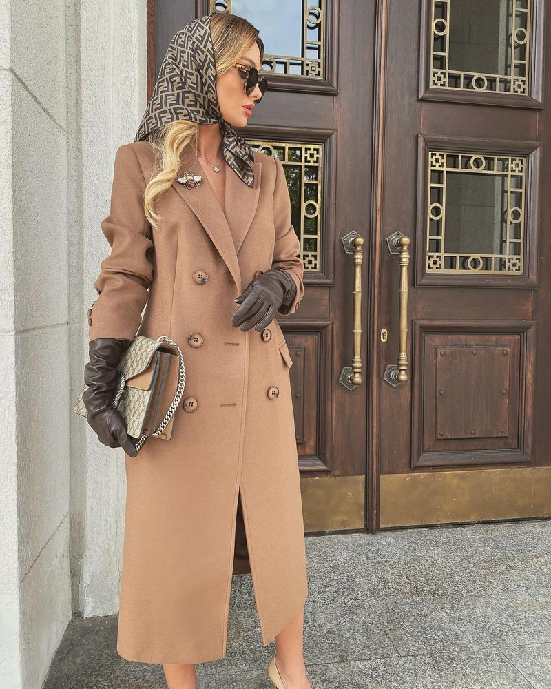 Стильные образы в женском осеннем пальто