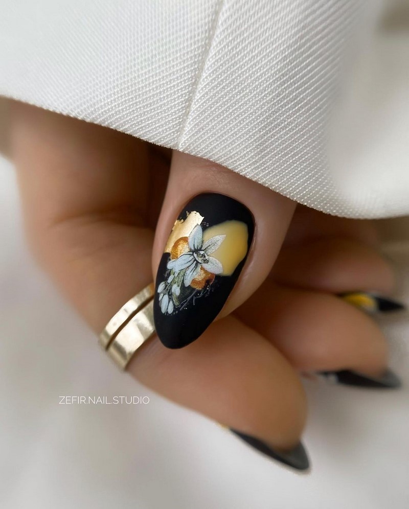 Купить гель-краску для китайской росписи ногтей OS Mimosa Цвет жёлтый Объём 5мл