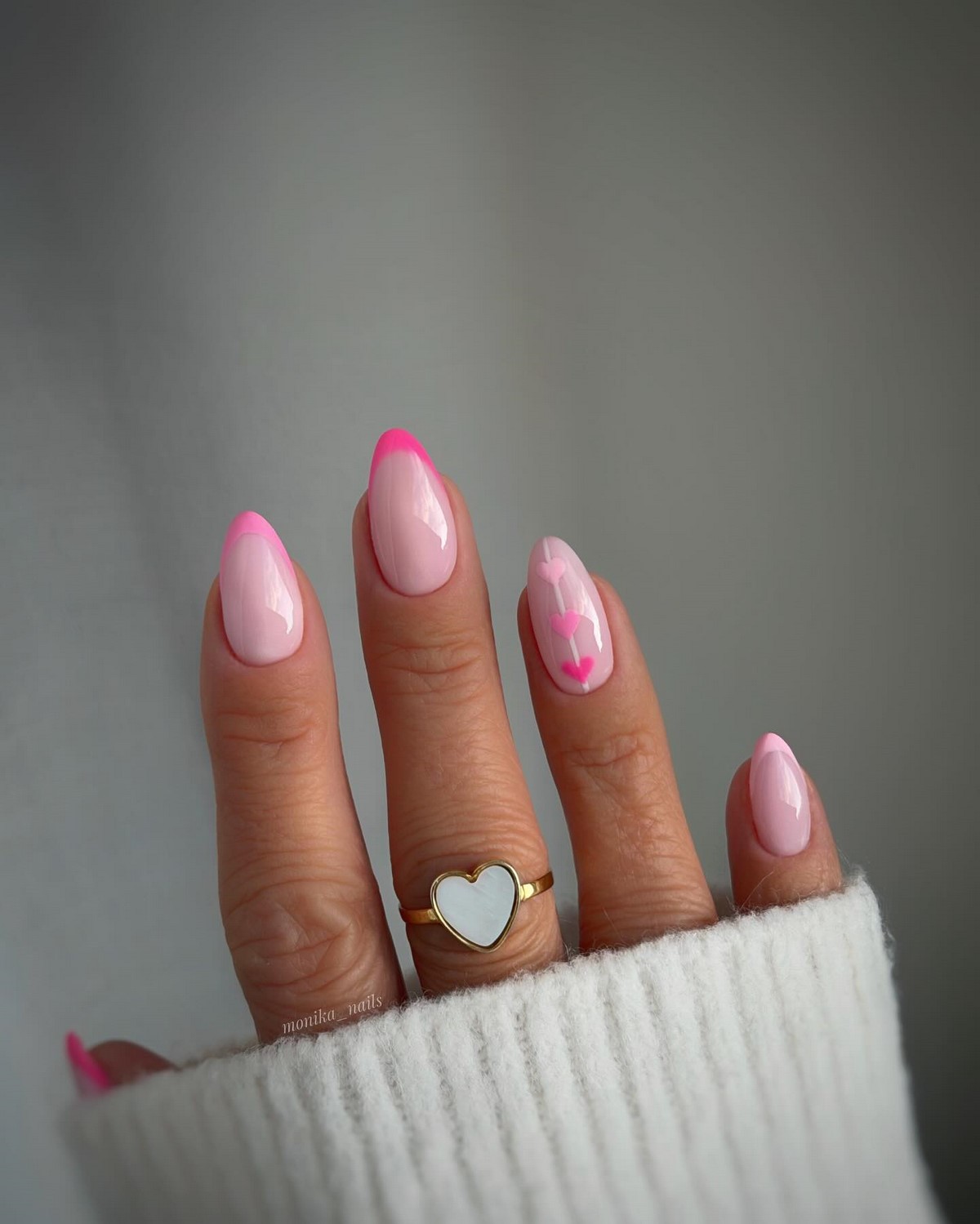 Модный маникюр на День святого Валентина 2026 с настроением любви